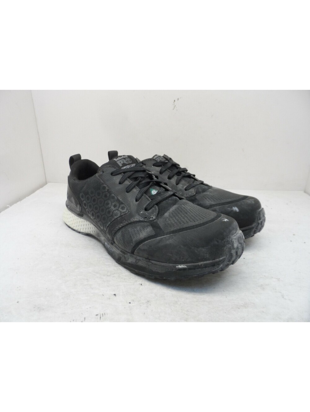 Timberland PRO Men's Reaxion Composite Toe Work Shoes A21SS Black/White 10.5W